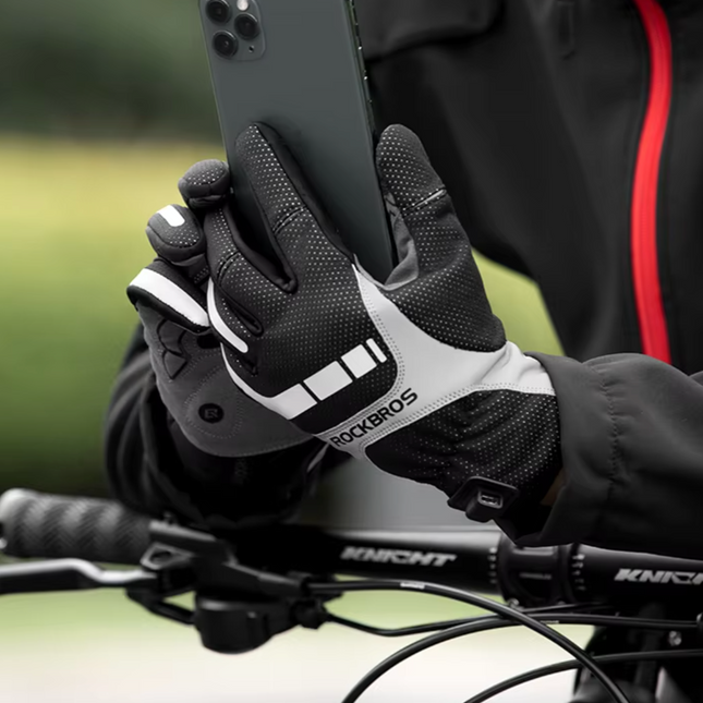 USB Powered Touchscreen Heated Gloves - Climbing, Hiking, Cycling and Outdoor