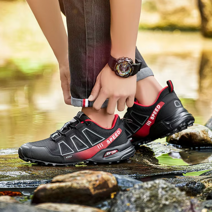 Men's Orthopedic Hiking Sneakers for Heel & Plantar Fasciitis -  All-Day Comfort