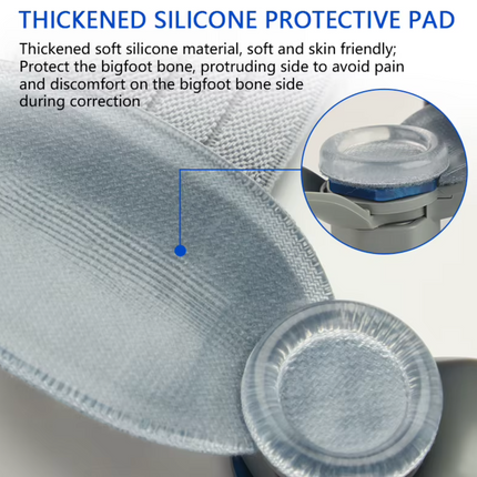 Dial-Adjust Toe Alignment Splint - Adjustable Foot Stabilizer with Heel Strap