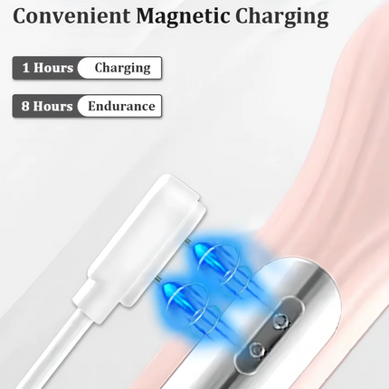 Electric Silicone Facial Brush Cleaner - Sonic Vibration & Roller Cleansing