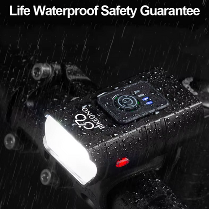LED Bike Light - USB Rechargeable Front Headlight and Rear Tail Light