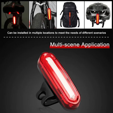 LED Bike Light - USB Rechargeable Front Headlight and Rear Tail Light