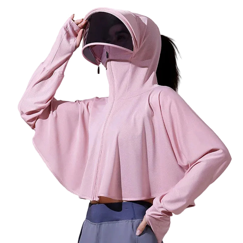 ManiBreeze Women's Ice Silk UV Sun Protection Cloak