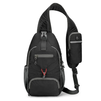 Anti-Theft Sling Backpack - RFID-Blocking Waterproof Travel Shoulder Bag