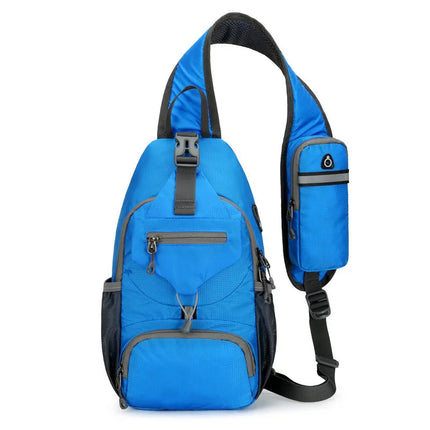 Anti-Theft Sling Backpack - RFID-Blocking Waterproof Travel Shoulder Bag