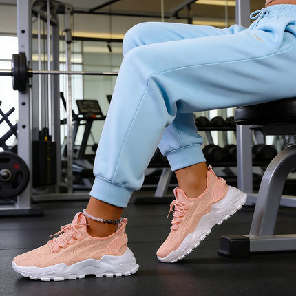 ManiComfy Women's Ergonomic Knitted Mesh Sneakers