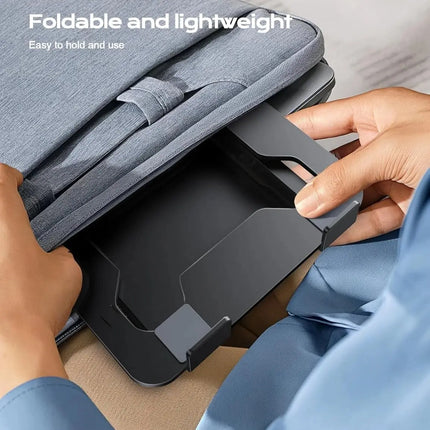 Adjustable Laptop Stand - Foldable Aluminum Riser for Laptop, Tablet