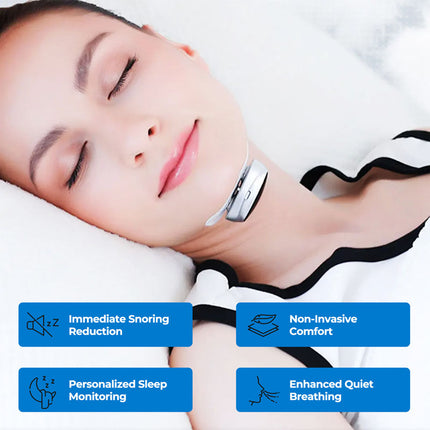 Anti-Snore Chin Clip - Soft, Adjustable, Non-Invasive Sleep Aid Support