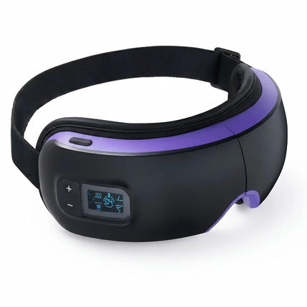 Smart Heated Eye Massager - Heat Compression, Air Massage, Foldable Design