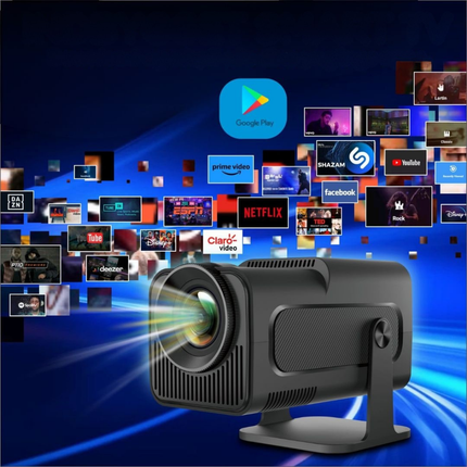 Smart Android Mini Projector - Portable WiFi Bluetooth Movie Projector