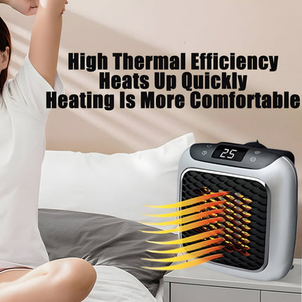 Portable Desk Space Heater - 500W Low Wattage Personal Electric Heater
