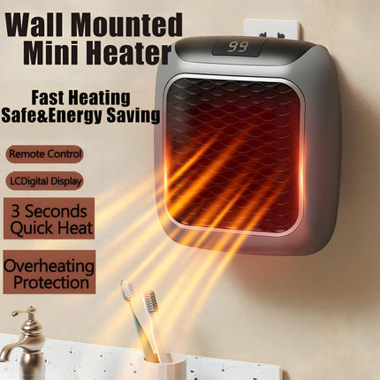 Portable Desk Space Heater - 500W Low Wattage Personal Electric Heater