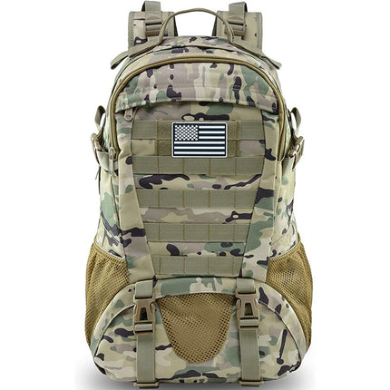 Tactical Backpack - Heavy-Duty MOLLE Storage, Weather Resistant Rucksack