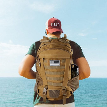 Tactical Backpack - Heavy-Duty MOLLE Storage, Weather Resistant Rucksack