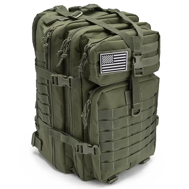 Tactical Outdoor Backpack - MOLLE System, Water-Resistant, Ergonomic