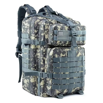 Tactical Outdoor Backpack - MOLLE System, Water-Resistant, Ergonomic