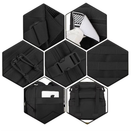 Tactical Outdoor Backpack - MOLLE System, Water-Resistant, Ergonomic