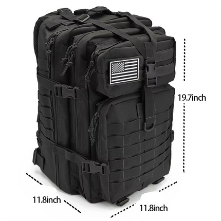 Tactical Outdoor Backpack - MOLLE System, Water-Resistant, Ergonomic