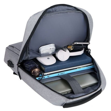 Laptop Backpack for Men - Waterproof, USB Charging, Professional Design