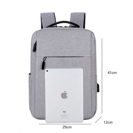 Laptop Backpack for Men - Waterproof, USB Charging, Professional Design