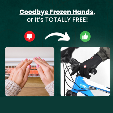 Thermal Touchscreen Anti-Slip Gloves - Cycling, Hiking, Golfing & Outdoor