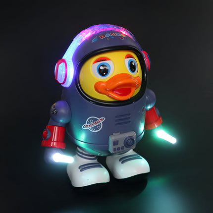 Dancing Astronaut Duck Toy - Musical, Motion Activated, Battery Powered
