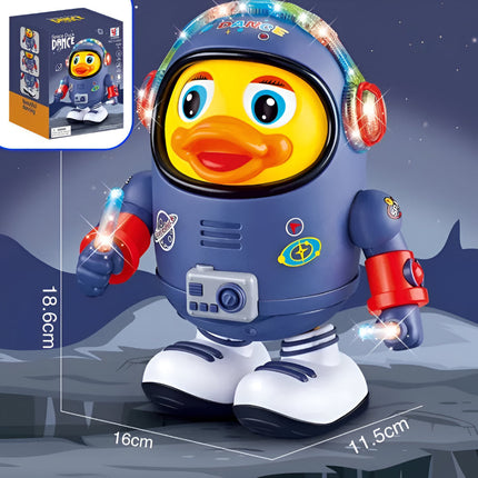 Dancing Astronaut Duck Toy - Musical, Motion Activated, Battery Powered
