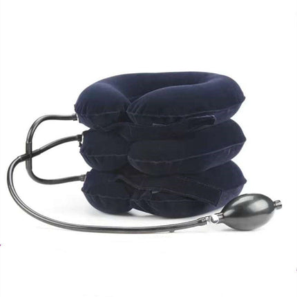 Inflatable Neck Pillow - Compact, U-Shape, 360° Travel Support Cushion
