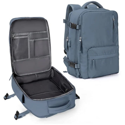 Women's Laptop Backpack - Water-Resistant, USB Charging, Anti-Theft Bag