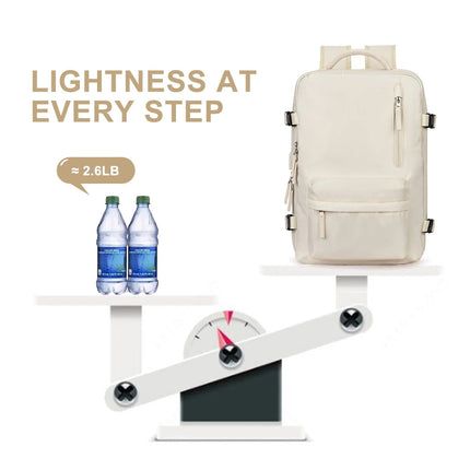 Women's Laptop Backpack - Water-Resistant, USB Charging, Anti-Theft Bag