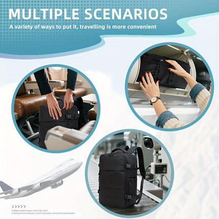 Travel Vacuum Backpack Set - Space-Saving, Vacuum Sealed, Pump Included