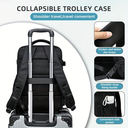 Travel Vacuum Backpack Set - Space-Saving, Vacuum Sealed, Pump Included