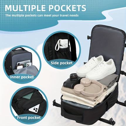 Travel Vacuum Backpack Set - Space-Saving, Vacuum Sealed, Pump Included