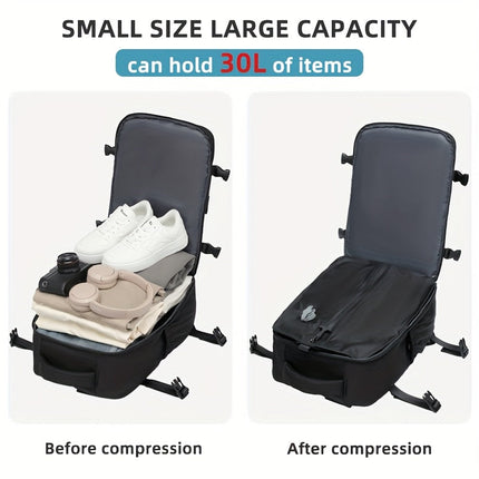 Travel Vacuum Backpack Set - Space-Saving, Vacuum Sealed, Pump Included