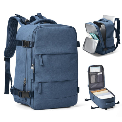Laptop Travel Backpack - Water-Resistant, Wet-Dry Separation, Padded