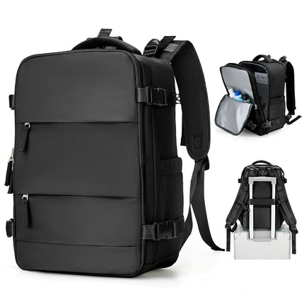 Laptop Travel Backpack - Water-Resistant, Wet-Dry Separation, Padded