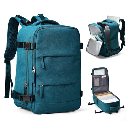 Laptop Travel Backpack - Water-Resistant, Wet-Dry Separation, Padded