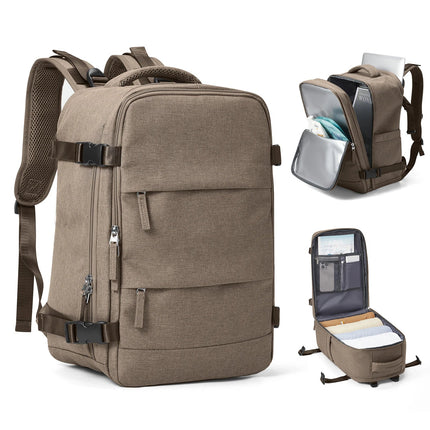 Laptop Travel Backpack - Water-Resistant, Wet-Dry Separation, Padded