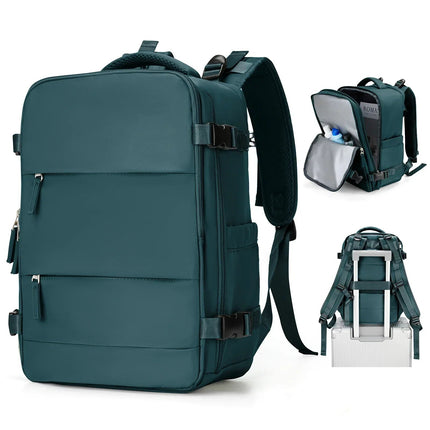 Laptop Travel Backpack - Water-Resistant, Wet-Dry Separation, Padded