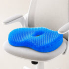 Cooling U-Shaped Gel Seat Cushion - Honeycomb Airflow, Tailbone Relief