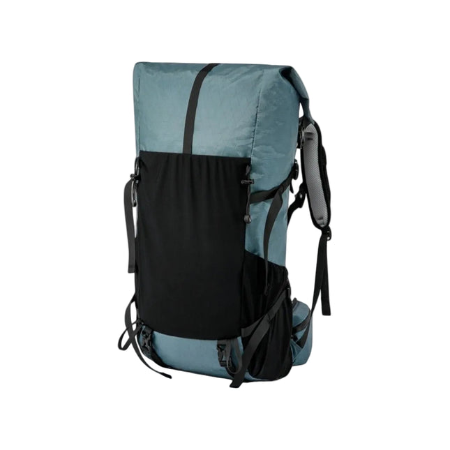 Ultralight 50L Travel Backpack - Roll-Top Design, Ripstop Nylon, Durable