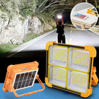 Solar Camping Lamp - Rechargeable Lantern with Power Bank, Magnets, Hook