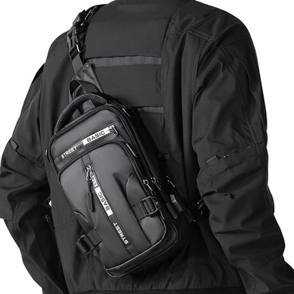Compact Crossbody Sling Backpack - Lightweight, Organized Pocket Design