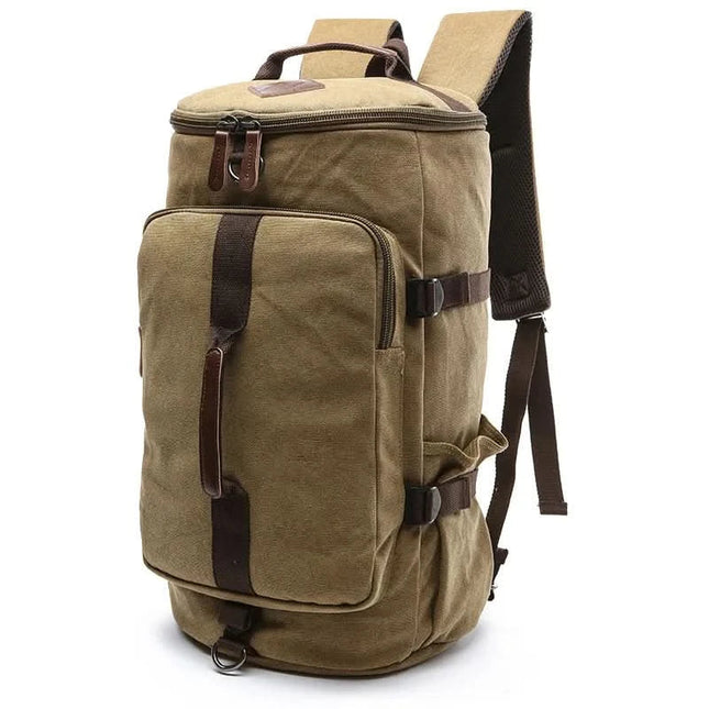 Canvas Duffle Bag - Large Capacity, Convertible, Durable Travel Design