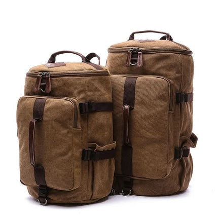 Canvas Duffle Bag - Large Capacity, Convertible, Durable Travel Design