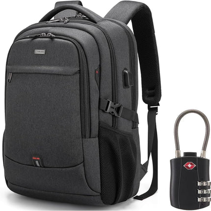 Laptop Backpack - USB Charging, Anti-Theft, Water-Resistant Travel Pack