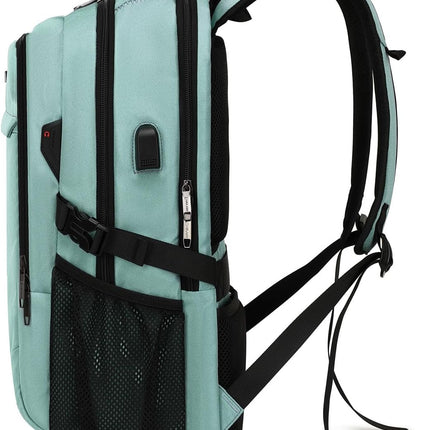 Laptop Backpack - USB Charging, Anti-Theft, Water-Resistant Travel Pack