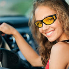 Night Vision Driving Glasses - Yellow Anti-Glare Lens, UV400, TR90 Frame