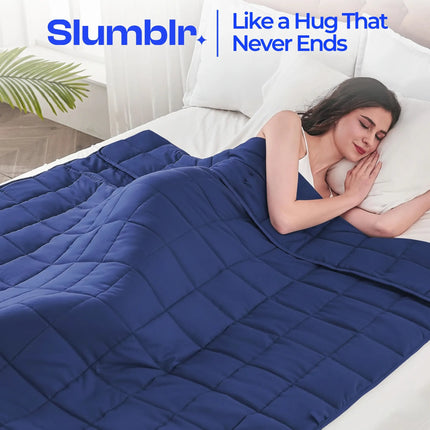 Weighted Cooling Blanket - Even Distribution, Breathable Comfort Layer