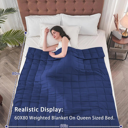 Weighted Cooling Blanket - Even Distribution, Breathable Comfort Layer